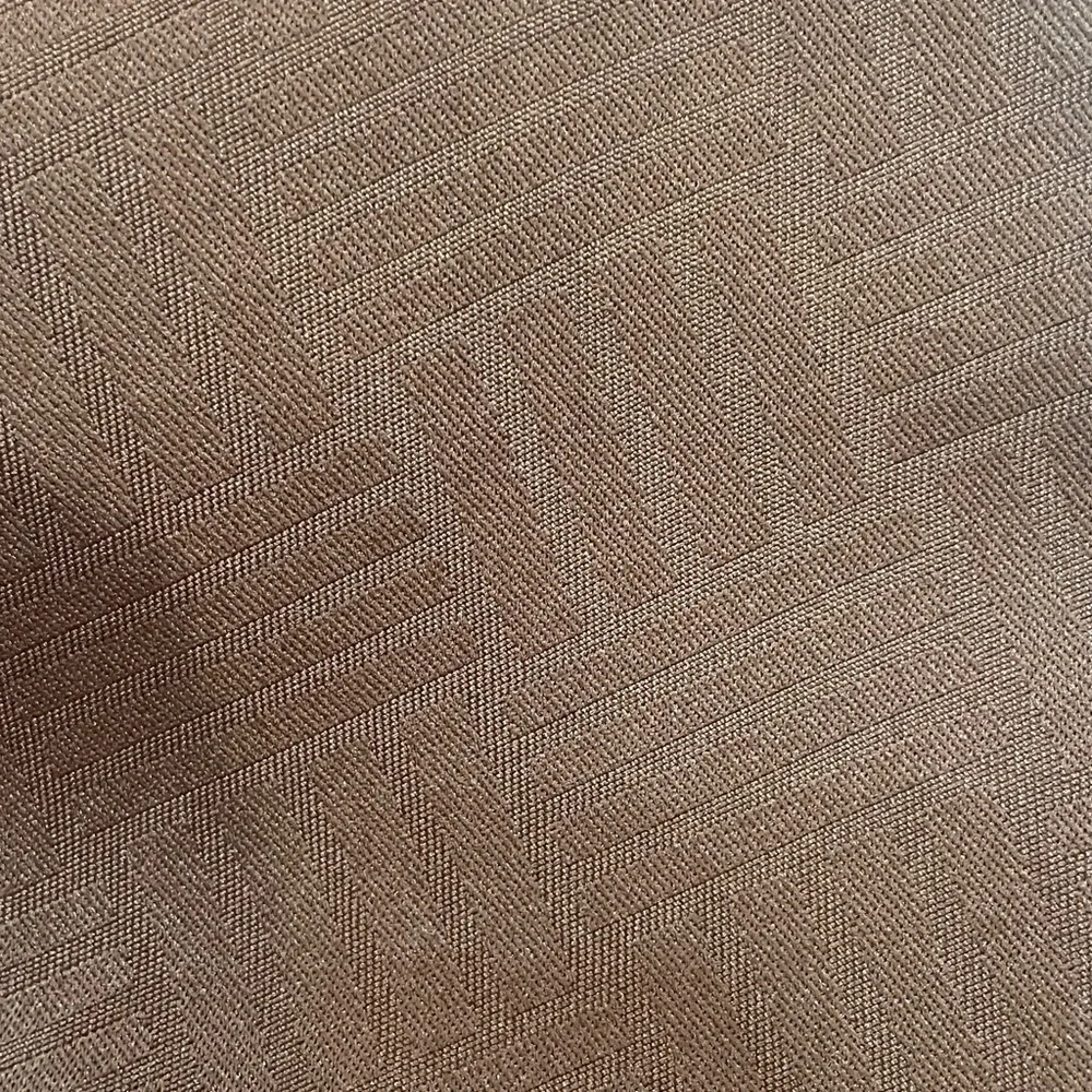 Solid Brown Fabric shower curtain